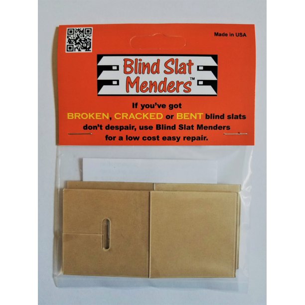 Clear HORIZONTAL Window Blinds Slat Repair Patches for Broken, Cracked