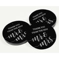 thumbnail image 3 of Inkdotpot Thank You From The New Wedding Bottle Tag Real Silver Foil Favor Hang Tags Pack Of 50, 3 of 6