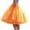 Orange, variant on Ediodpoh Carnival Women's Skirts 4 Layer 60Cm Mesh Half Skirt with Patchwork Design Tutu Puffy Skirt Ballet Skirt Red One Size
