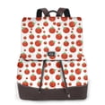 thumbnail image 1 of Easygdp Hand Drawn Tomatoes Mochila de Cuero para Mujeres, Bolso de Hombro, Bolsos de Mano de Moda para Trabajo y Viajes, 1 of 4