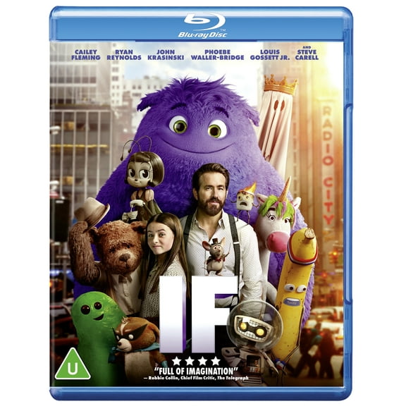 I.F. (Imaginary Friends) (Blu-ray) John Krasinski Steve Carell Emily Blunt Louis Gossett Jr.