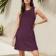thumbnail image 1 of WILLBEST Vestidos Casuales Para Mujer Vestido De Verano De Color Liso Para Playa, Elegante, Flotante, De Longitud Media, Con Cuello Redondo Y Sin Mangas, 1 of 3