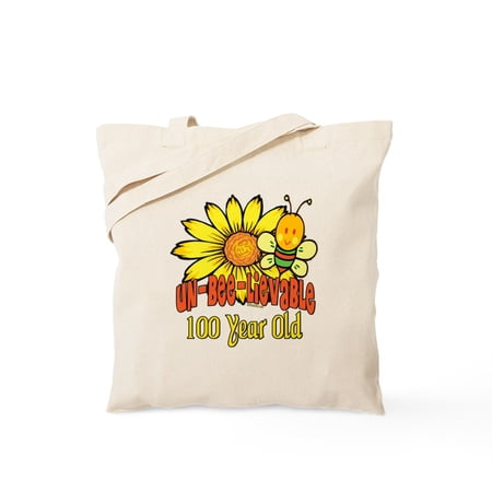 CafePress – Unbelievable 100Th Birthday – Unisex Canvas Tote Bag Beige 1-Piece