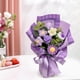 thumbnail image 4 of Ramo de rosas artificiales de punto, producto terminado, flor de hilo de girasol y rosa, flores artificiales hechas a mano, flores artificiales de ganchillo, decoraciones de otoño para el hogar, plant, 4 of 7