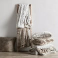 thumbnail image 4 of Bouclair Grey Wolf Faux Fur Throw 60 X 50 in (152.4 X 127 cm), 4 of 8