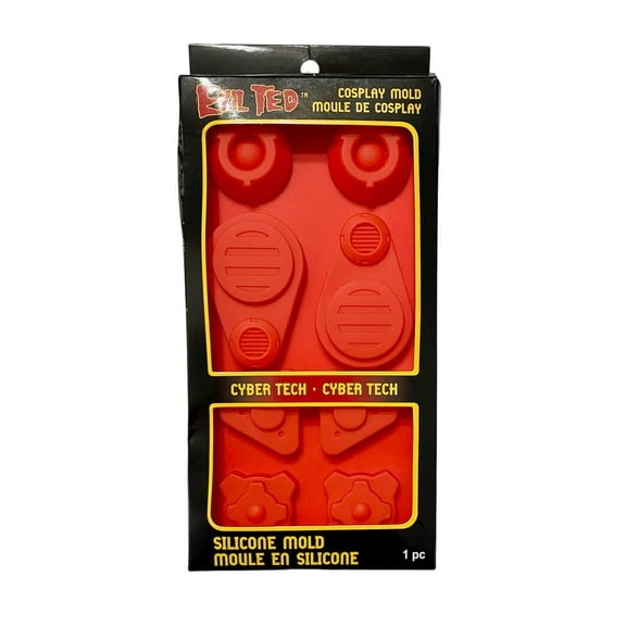 Evil Ted Halloween Cyber Tech Cosplay Mold 8x5in