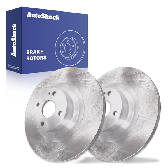 AutoShack Rear Solid Brake Rotors 2-PC Set Replacement for 2016-2024 Mazda MX-5 Miata 2017-2020 Fiat 124 Spider 2016-2022 Mazda MX-5 11.02" (280 mm)