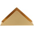 thumbnail image 1 of GOOHOCHY 1 soporte triangular para pañuelos de hotel, práctico contenedor para servilletas (dorado), 1 of 7