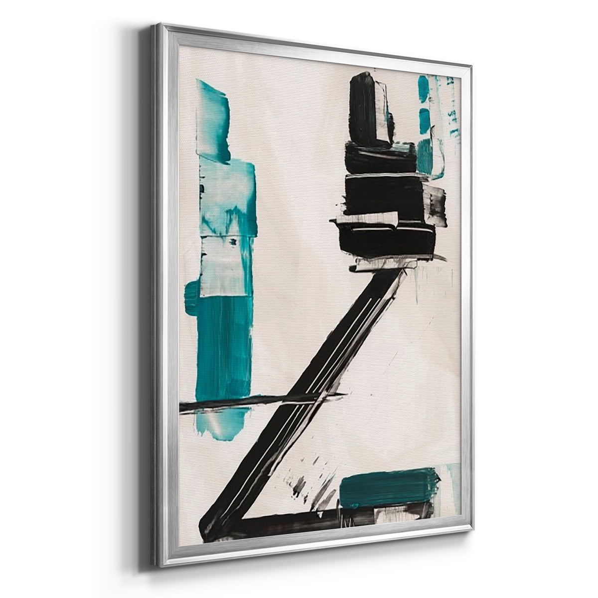 Geometry Notes IV Premium Framed Print, in Gold, Black, or Silver - Ready to Hang