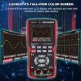 thumbnail image 2 of Oscilloscope Multimeter Handheld LCD Digital Multimeter & Oscillometer 2-in-1 Universal Meter Scope Meter 9999 Counts 10MHz 48MSa/s Single Channel Measuring AC/DC Voltage & Current Resistance, 2 of 8
