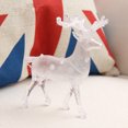 thumbnail image 2 of Homoyoyo Acrylic Reindeer Figurine Holiday Table Centerpiece Decoration for Christmas and Winter Home Decor, 2 of 6