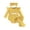 AB677 Yellow, variant on Adorable Girls Ribbed Knit Bodysuit With Cute Flutter Sleeves And Triangle Style Summer Outfit For Baby Toddler Infant Cozy Cute Boys And Girls Bodysuits 0-3 Months