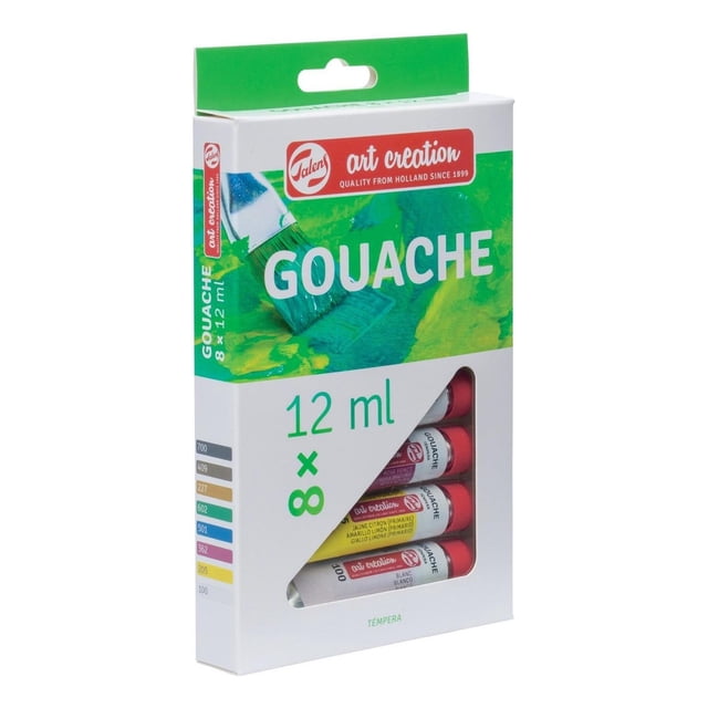 Set De Pintura Gouache 8 Colores 12Ml C/U Art Creation Royal Talens
