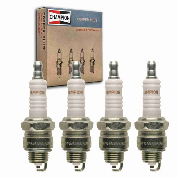 4 pc Champion 58 Copper Plus Spark Plugs for 14-82 4036 4236 45S 46S 7916 7919 A82 AR82 BPM7 BPR4S15 R45S R46S R46SX R46SZ R47S RJ18YC W10F W10FC W14PRU W14PU W9F W9FC W9PRU W9PU WR10F WR10FC WR9F