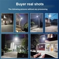 thumbnail image 3 of Solar Street Light Outdoor, 75000LM Motion Sensor Solar Parking Lot Street Lights, Dusk to Dawn Solar Securiy Flood Lights for Yard, Garden, Patio, Area Lighting, Wide Illumination, 3 of 6