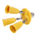 thumbnail image 3 of 1 portalámparas 3 en E27 a E27 Base Socket Splitter LED Bombilla amarilla Likrtyny  Para estrenar, 3 of 8