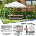 thumbnail image 5 of Kadyn Canopy Party Tent, Party Tent Canopy, 6.6 x 6.6 Feet Outdoor Pop-up Canopy Tent with UPF 50+ Sun Protection-White, 5 of 8
