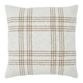 thumbnail image 3 of VHC Brands Plaid Euro Sham, Wheat, 26x27, 3 of 6