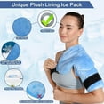 thumbnail image 4 of GXCZ Shoulder Ice Pack Rotator Cuff Cold Therapy, Pain Relief, Reusable Hot Cold Therapy Gel Shoulder Ice Cold Pack for Frozen Shoulder,Sports Injuries,Bursitis, Tendinitis,Surgery Recovery, 4 of 7
