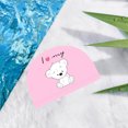 thumbnail image 4 of Gorro de natación 3D Sunnimix Nadar infantil Rosa oso de peluche, 4 of 8