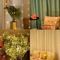 thumbnail image 5 of Window Curtain String Lights, 300 LED 8 Lighting Modes Fairy Copper Light with Remote, USB Powered Waterproof for Christmas Bedroom Party Wedding Home Garden Wall Decorations, Multicolor, 5 of 7