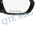 thumbnail image 3 of Right Passenger Side Mirror, Power Heated Paintable Power Folding View Mirror with Turn Signal Light For 2012 2013 KIA Optima, 3 of 5