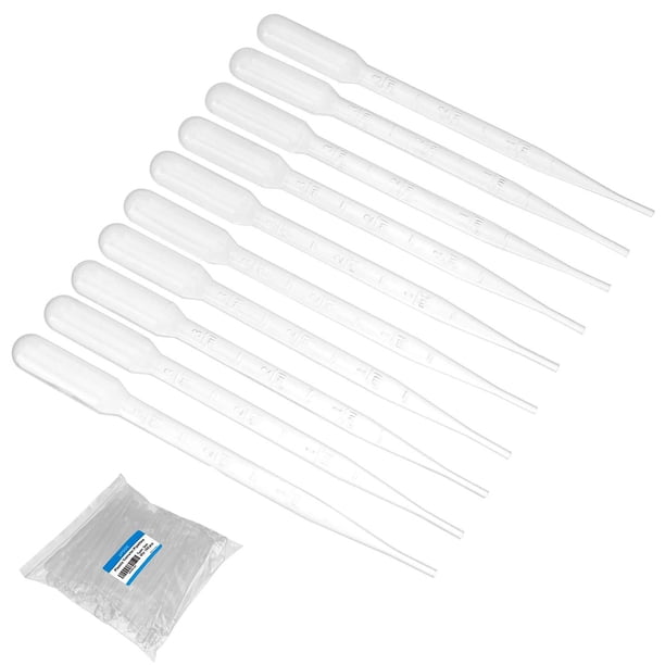 Pipetas de transferencia de plástico YONGSHENG 100 Uds. cuentagotas desechables 3ml