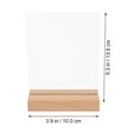 thumbnail image 4 of Shisuyan Table Stands For Signs Wood 3Pcs 5.31X3.93X1.77In, 4 of 8