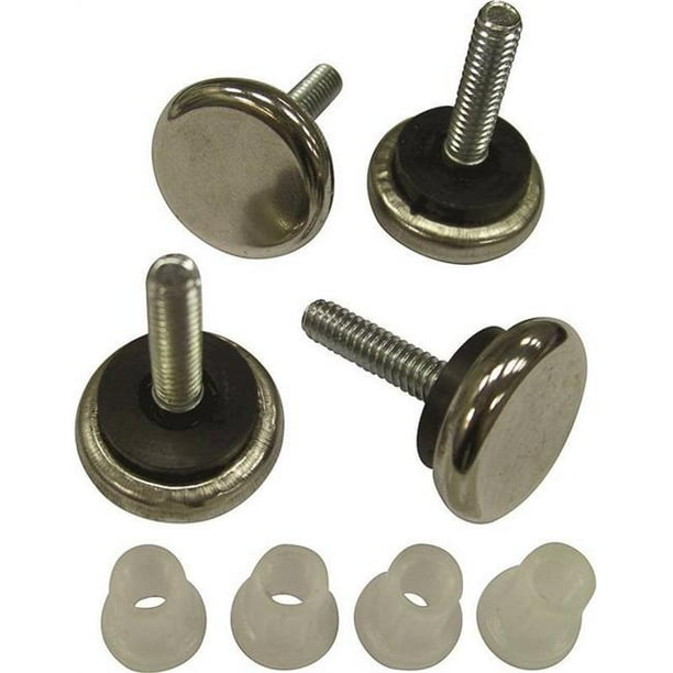 1.06 in. Threaded Stem Furniture Slide Glide, Plastic