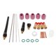 thumbnail image 2 of Kit de accesorios de antorcha de soldadura TIG, pinzas, cuerpo, copa de , boquilla de alúmina, lente de gas rechoncho, kit de copa n.  degree 10 Macarena  Accesorios de antorcha de soldadura TIG, 2 of 7
