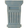 thumbnail image 3 of Ekena Millwork 4 1/4"W x 4 1/4"D x 7"H Fluted Wood Vintage Decor Corbel, Driftwood Blue, 3 of 6