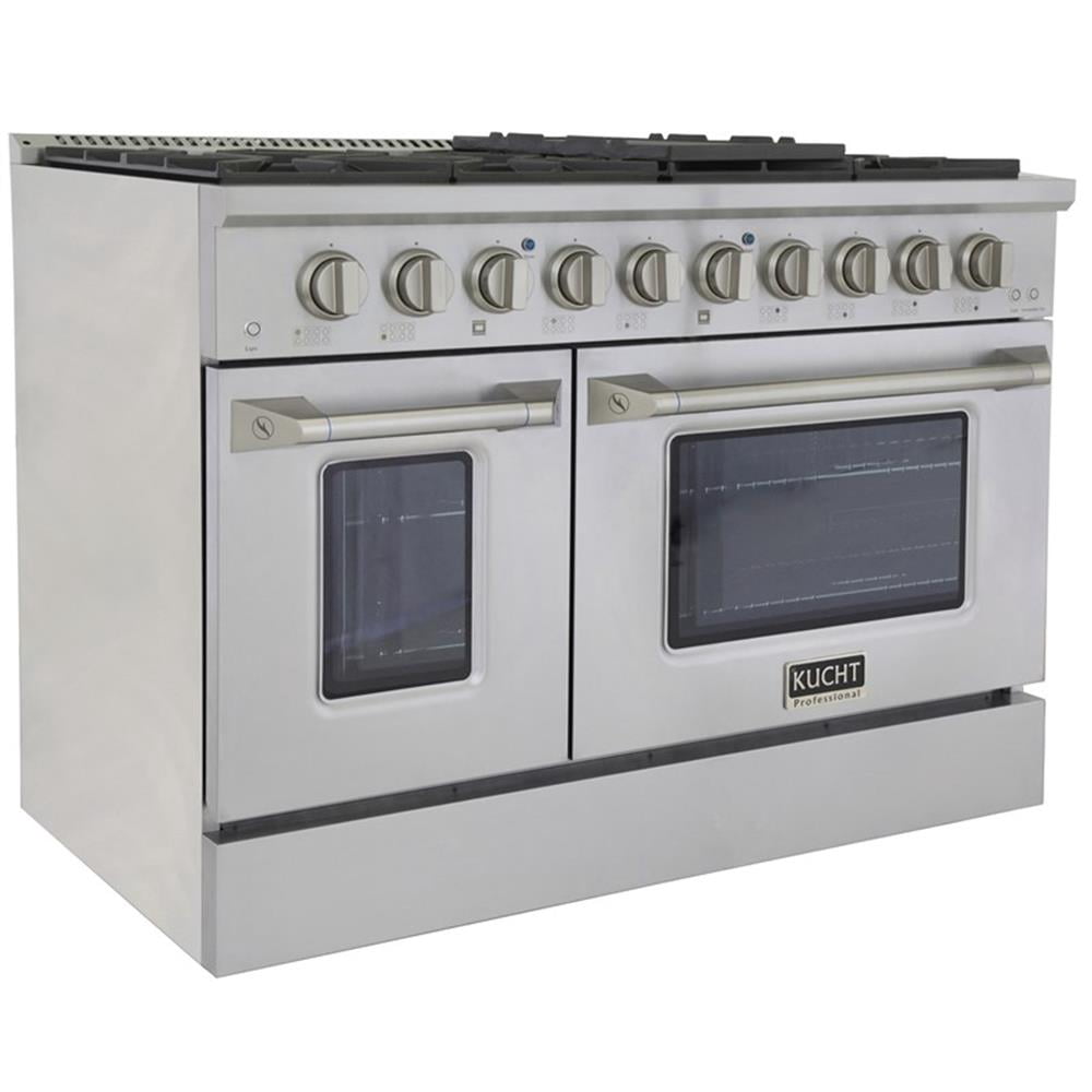 Pemberly Row 48" 6.7 cu. ft. Dual Fuel Range for Propane Gas in Stainless Steel