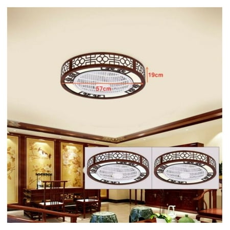 

‎Studyli 22 Modern Ceiling Fan Light LED Low Profile Chandelier Fan With Control