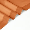 thumbnail image 3 of OVZME Orange Sheer Curtains 84 inch Length 2 Panels Set, Semi Transparent Voile Sheer Window Drapes for Bedroom Living Room dining Wedding Party Backdrop, Each 42W x 84L inch, 3 of 8