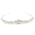 thumbnail image 2 of Mujeres Coronas Cabello Joyas Boda Diadema Nupcial Soledad Corona cristalina de la tiara de la boda, 2 of 8