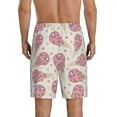 thumbnail image 4 of Lsque Sparkling Ice Cream Mens Sleep Pajama Shorts,Short Pajama Pants, Cotton Ultra-Soft Knit-X-Large, 4 of 9
