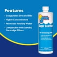 thumbnail image 3 of In The Swim Super Clarifier – Fast-Acting, Highly Concentrated Pool Water Clarifier for Crystal Clear Water & Improved Filter Efficiency – For Sand & Cartridge Filters - 1 Quart F061001012AE, 3 of 6