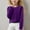 Purple, variant on lkfuzj Girls Sweaters Casual Long Sleeve Tunic Shirts Crewneck Warm Solid Color Knit Pullover Tops 6-15Y - Dark Gray