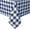 Navy Blue and White, variant on Checkered Square Tablecloth - Stain Resistant, Waterproof and Wrinkle Resistant Washable Table Cloth for Dining Room and Outdoor Use, 54 x 54 Inch, Royal Blue and White Gingham Pattern