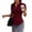 Wine #003, variant on Short Sleeve Button Up Women Y2k Ruched Tops with Collared Fitted Button Down Shirts for Women 2026 Summer Fashion, S