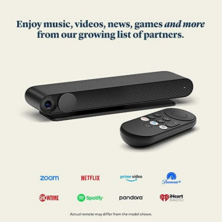 Meta Portal TV - Big Screen Smart Video Calling for Group Calls on Your TV - Black