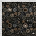 thumbnail image 4 of Soimoi Geometrical Print, Velvet Fabric, Decor Sewing Fabric by The Yard 54 Inch Wide,Decorative Fabric for Upholstery and Home Accents, Black With White, 4 of 5