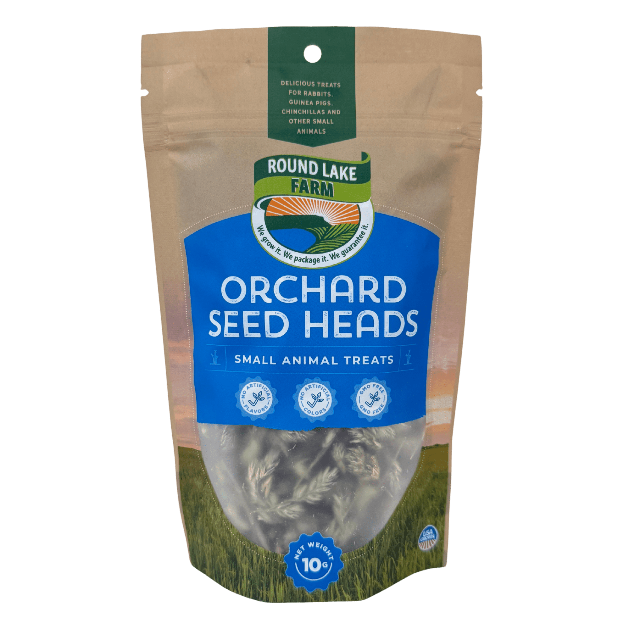 Round Lake Farms Orchard Seed Heads Small Pet Treats 10 Gram Bag