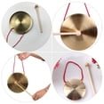 thumbnail image 5 of 1 Set Chinese Gong Hand Gong Creative Copper Gong Music Toy for Festival Party, 5 of 8