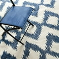 thumbnail image 3 of Hauteloom Richton Wool Living Room, Bedroom Area Rug - Transitional - Navy, Cream - 5' x 8', 3 of 7