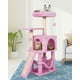 thumbnail image 1 of Árbol para Gatos MIAO PAW Rosa Torre Interior para Gatos con Poste para Rascar, 1 of 7