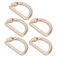thumbnail image 3 of 5Pcs D Rings, Zinc Alloy Durable Metal D Rings Strong D Shape Rings For Clothes Backpack Bag DIY Accessories, 3 of 8