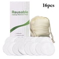 thumbnail image 2 of 16PCS Makeup Remover Pad Washable Soft Creative Cotton Round Makeup Removal Pad, 2 of 10