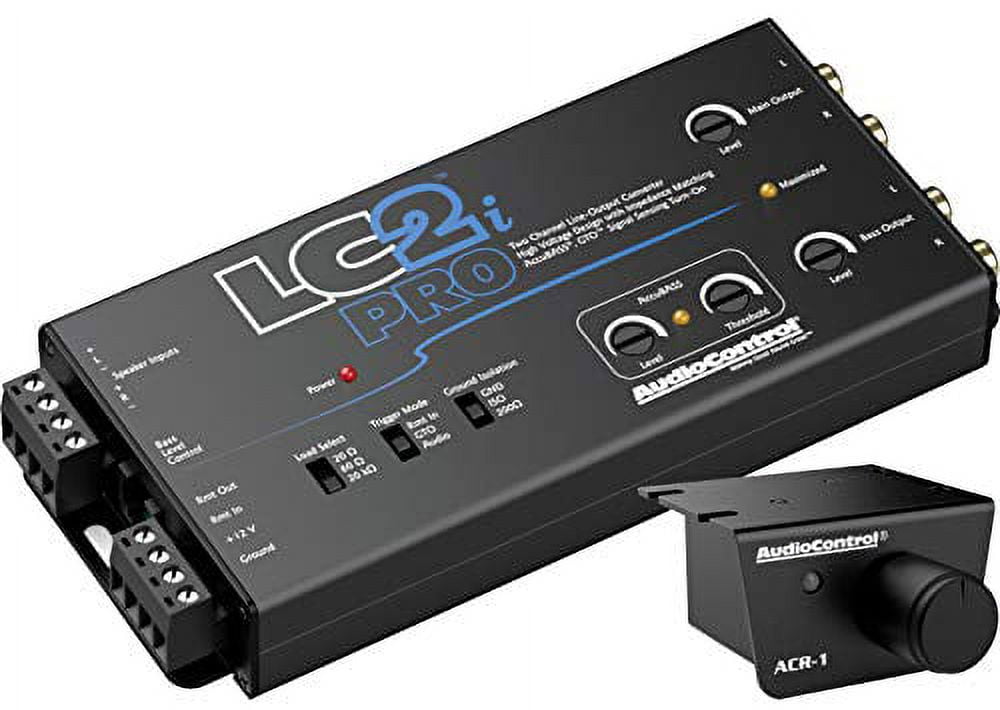 AudioControl Line Output Converter AccuBass Vehicle Audio Amplifier, 1.30lb