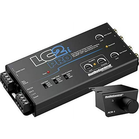 AudioControl - 2-Channel Active Line Output Converter with AccuBASS and Subwoofer Control - Black